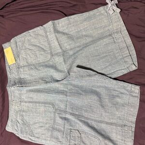 St. John's Bay Light Gray Women's Bermudas